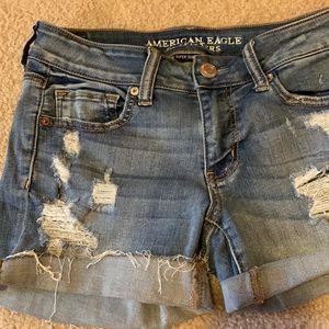 American Eagle Jean Shorts Super Super Stretch 4